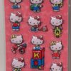 Hello Kitty 3pk Stickers - Bubble